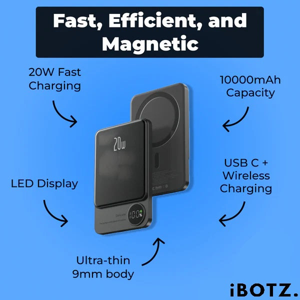 Ibotz - Magnetic Fast Charge Power Bank