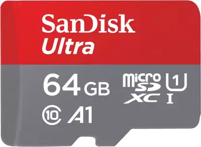 SanDisk Ultra 128 GB/ 64 GB MicroSDXC Class 10 140 MB/s Memory Card